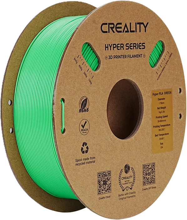 Creality Hyper PLA, grün, Spule, 1.75mm, 1.00kg