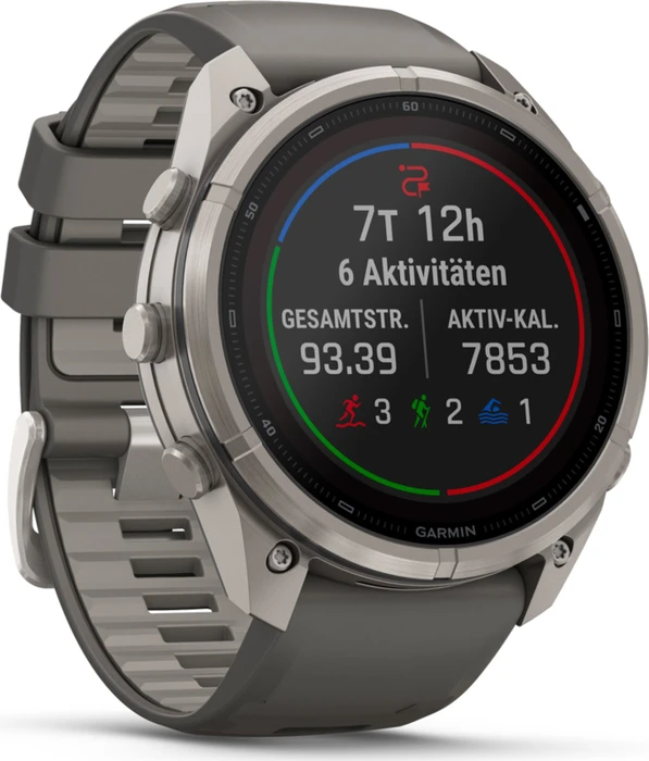 Garmin Fenix 9 Pro Solar inReach 51mm titanium/pebble grey