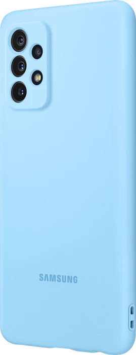 Samsung Silicone Cover für Galaxy A72 blau
