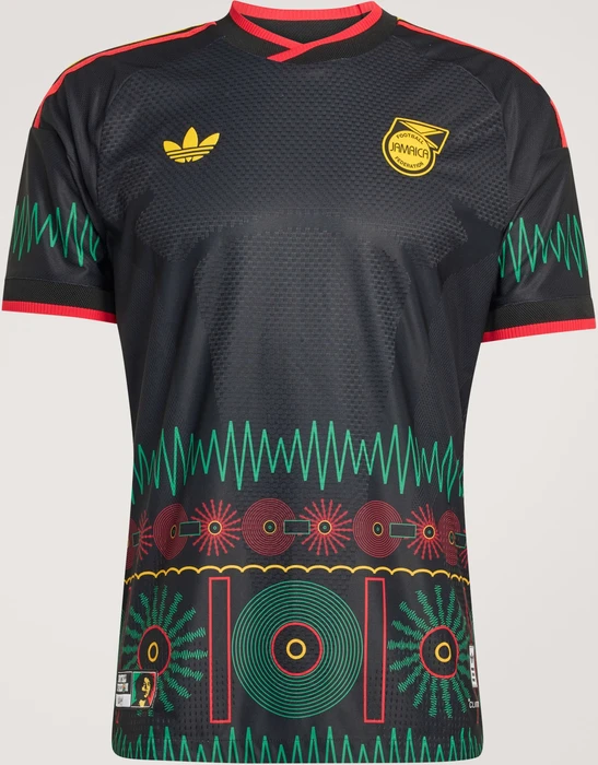adidas Jamaika 26 x Bob Marley Authentic 2026 Auswärtstrikot kurzarm (Herren)