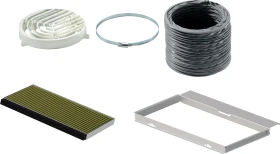 BSH Hausgeräte Long-life Clean Air Umluftset metall optik