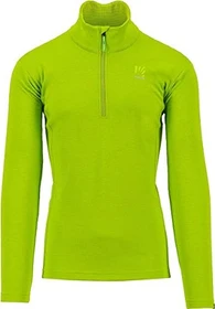 Karpos Pizzocco Half Zip Funktionsshirt langarm lime green (Herren)