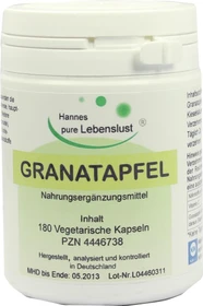 Hannes pure Lebenslust Granatapfel Konzentrat Kapseln, 180 Stück