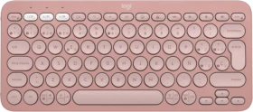 Logitech K380s Pebble Keys 2, rosa, Logi Bolt, USB/Bluetooth, ES
