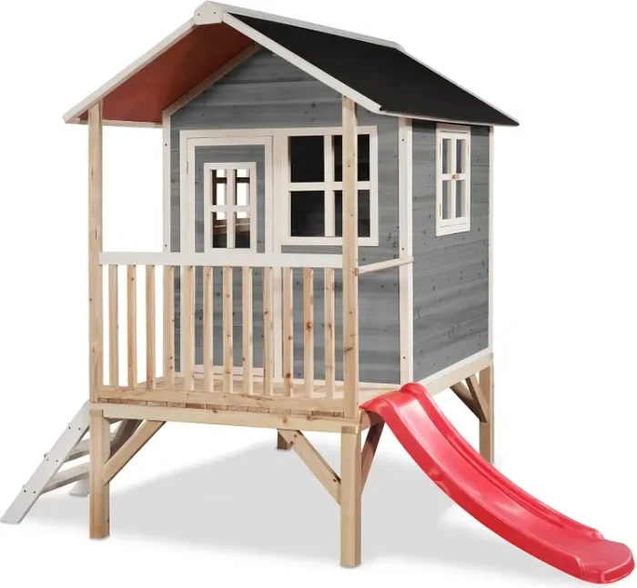 Exit Toys Exit Loft 300 Holz Spielhaus grau