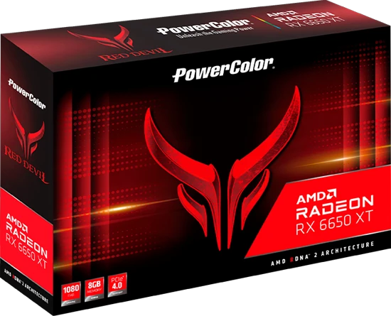 PowerColor Red Devil Radeon RX 6650 XT, 8GB GDDR6, HDMI, 3x DP