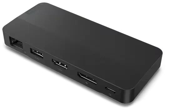 Lenovo USB-C Dual Display Travel Dock (40B9), ohne Netzteil, USB-C 3.1 [Stecker]