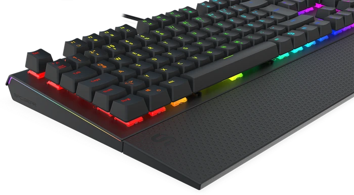 Endorfy SilentiumPC SPC Gear GK650K Omnis, LEDs RGB, Kailh BLUE, USB, DE