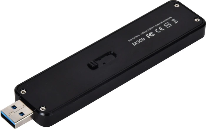 SilverStone MS09B, M.2 SSD, USB-A 3.1