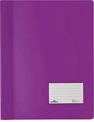 Durable Duralux Transluzent Schnellhefter, A4, violett/transparent, 10er-Pack
