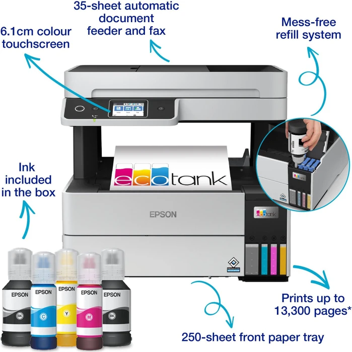 Epson EcoTank L6499, Tinte, mehrfarbig