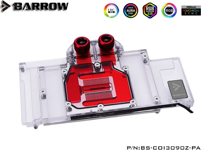 Barrow NVIDIA RTX 3090 LRC 2.0 Full Coverage GPU Water Block, Colorful BATTLEAX 3090 Aurora