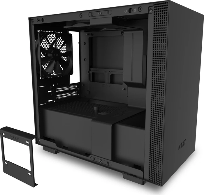 NZXT H210, schwarz, Glasfenster, Mini-ITX