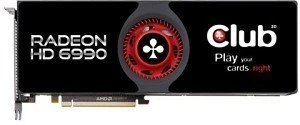 Club 3D Radeon HD 6990, 2x 2GB GDDR5, DVI, 4x mDP
