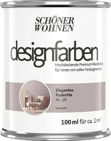 Schöner Wohnen Designfarben innen elegantes puderlila, 100ml