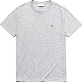Lacoste Pima-Baumwolle T-Shirt kurzarm grau (Herren)
