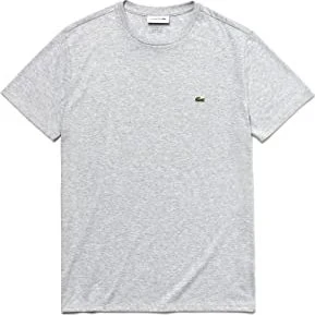 Lacoste Pima-Baumwolle T-Shirt kurzarm grau (Herren)
