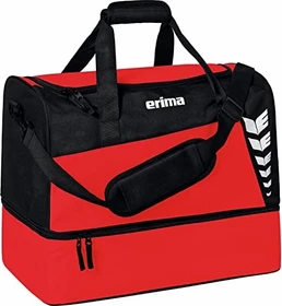 Erima Six Wings Bodenfach L Sporttasche rot/schwarz