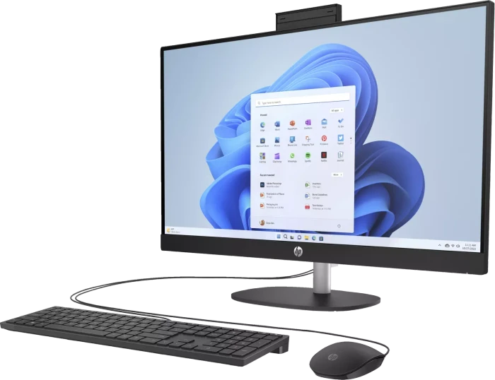 HP All-in-One 27-cr2006nc, Jet Black, Core Ultra 5 225U, 32GB RAM, 1TB SSD