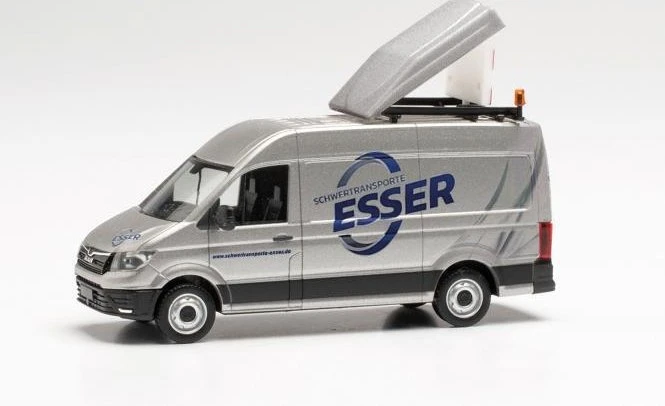 Herpa MAN TGE Kasten HD BF3 Schwertransporte Esser