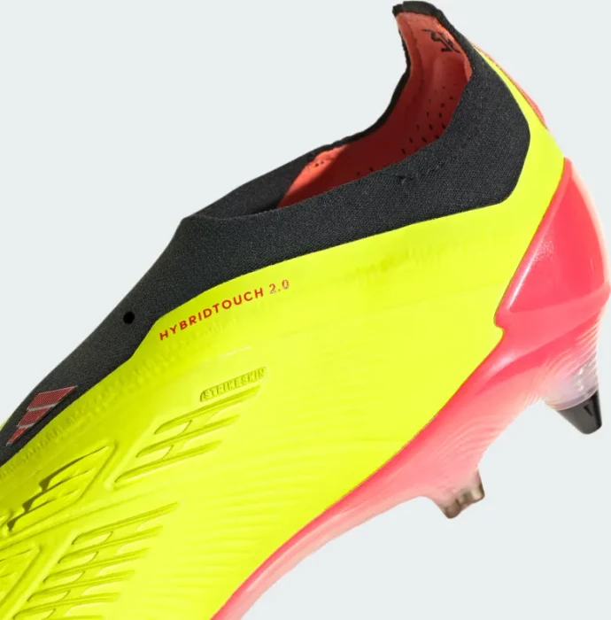adidas Predator 24 Elite Laceless SG semi solar slime/solar red/core black