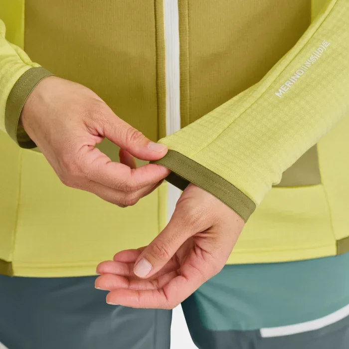Ortovox Fleece Grid Hoody Funktionsjacke wabisabi (Damen)