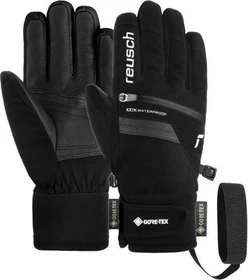 Reusch Travis Gore-Tex Skihandschuhe schwarz/silber (Junior)