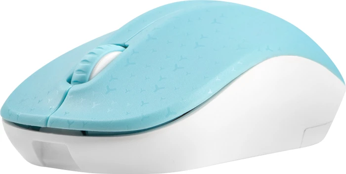 Natec Toucan Wireless Mouse blau/weiß, USB