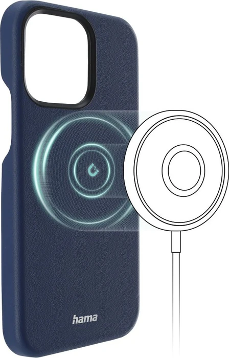 Hama Cover MagCase Finest Sense für Apple iPhone 13 Pro blau