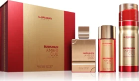 Al Haramain Amber Oud Ruby EdP 75ml + EdP 30ml + Dep Spray 250ml Duftset