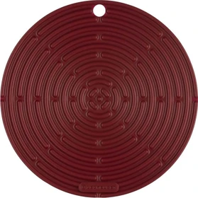 Le Creuset Topflappen rund 20cm garnet