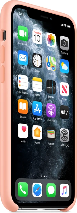 Apple Silikon Case für iPhone 11 Pro Grapefruit