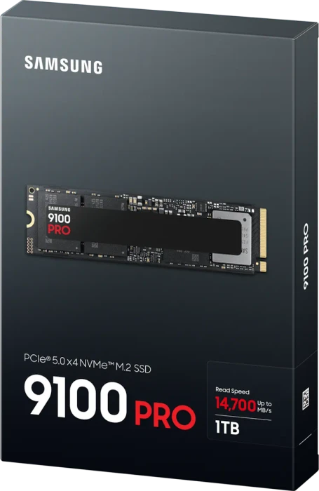 Samsung SSD 9100 PRO 1TB, M.2 2280 / M-Key / PCIe 5.0 x4