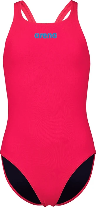 Arena Team Swim-Pro Badeanzug shocking pink/blue river (Junior)