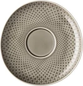 Rosenthal Junto Pearl Grey Porzellan Café-au-Lait-Untertasse 18cm