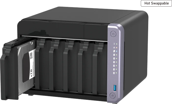 QNAP Turbo Station TS-632X-4G 24TB, 4GB RAM, 2x SFP+ 10Gb/s, 2x RJ-45 2.5GBase-T