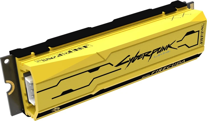 Seagate FireCuda 520 SSD +Rescue - Special Edition Cyberpunk 2077 1TB, M.2 2280 / M-Key / PCIe 4.0 x4, Kühlkörper