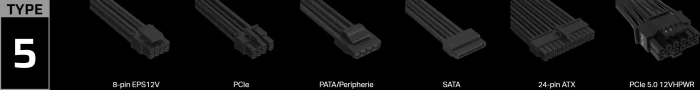 Corsair PSU Cable Kit Type 5 - Pro Kit, schwarz