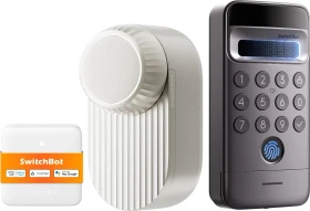 SwitchBot Lock Ultra Max Vision Pro Combo, inkl. Hub Mini und Keypad Vision Pro, silber