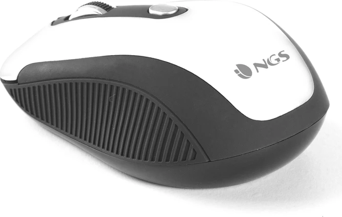 NGS Haze Wireless Mouse weiß, USB