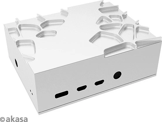 Akasa Gem für Raspberry Pi 4, silber/grau