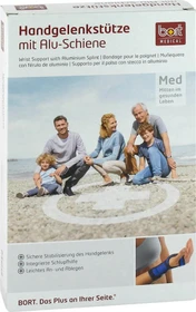 Bort Medical Handgelenkstütze mit Alu-Schiene rechts Größe L schwarz, 1 Stück