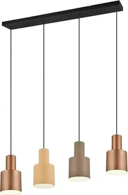 Trio Agudo Pendelleuchte 4-flammig braun