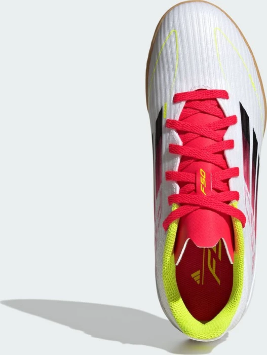 adidas F50 League IN cloud white/core black/solar yellow (Junior)