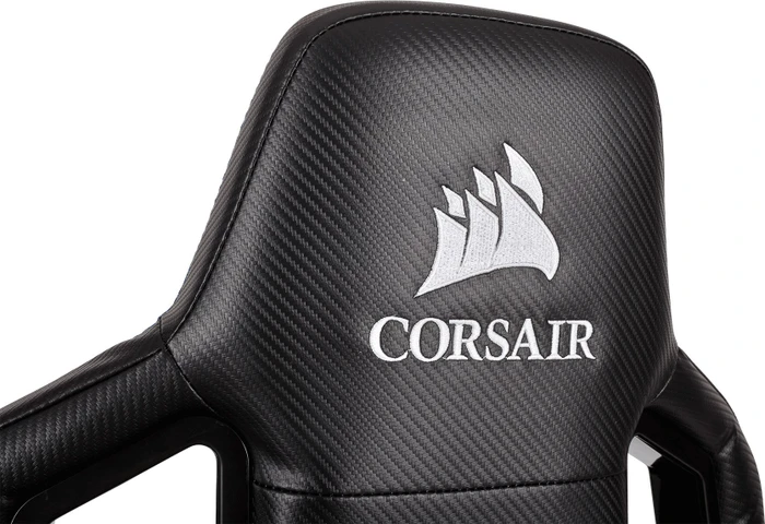 Corsair T1 Race Gamingstuhl, schwarz/rot