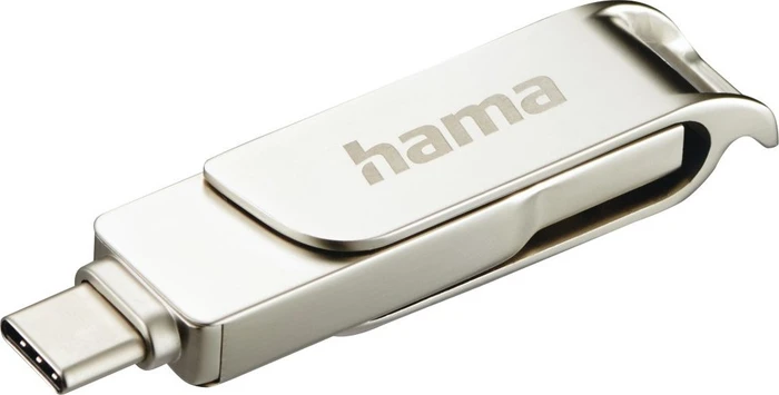 Hama C-Rotate Pro USB Stick 32GB, USB-A + USB-C, USB 3.2 Gen 1×1