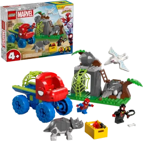 LEGO Marvel Super Heroes Spielset - Spideys Team auf Rettungsmission im Dino-Truck