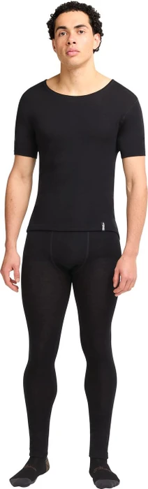 Jack Wolfskin Merino Funktionsshirt kurzarm schwarz (Herren)