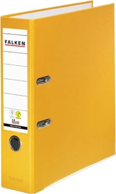 Falken Color Ordner 2-Ring PP, 80mm, A4, gelb