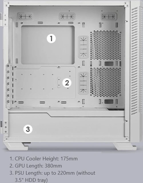 MSI MPG Velox 100R White, weiß, Glasfenster